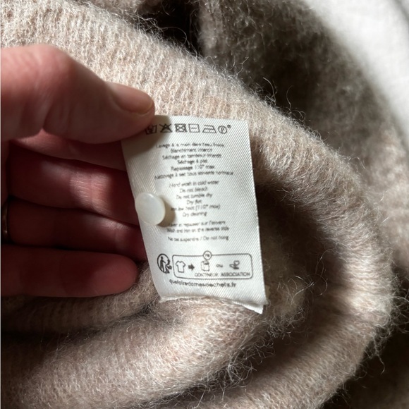 Sezane Gaspard Light Beige Cardigan XS - Picture 6 of 10